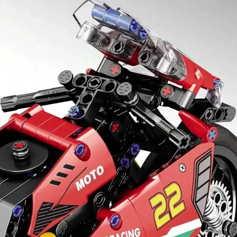 MOTOCICLETA ARMABLE JUGUETE PARA CONSTRUCCION CREATIVA - 1