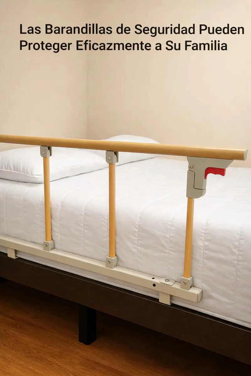 BARANDA PLEGABLE DE SEGURIDAD PARA CAMA SUPER KING 94X36 CM - 10