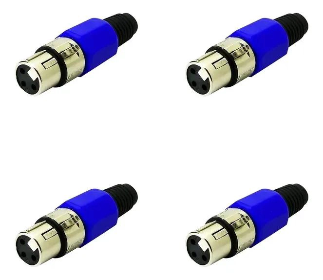 CONECTOR CANON HEMBRA PARA MICROFONO DE AUDIO - 1