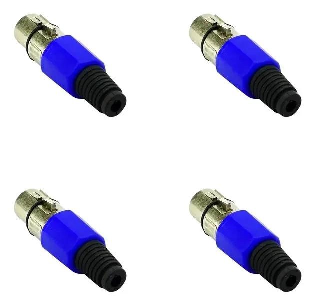 CONECTOR CANON HEMBRA PARA MICROFONO DE AUDIO - 2