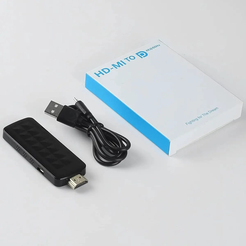 ADAPTADOR HDMI MACHO A DISPLAYPORT HEMBRA ACTIVO 4K 60HZ - 5