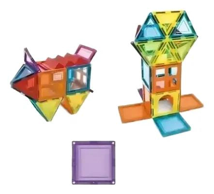 JUEGO DE BLOQUES MAGNE TICOS 3D PARA CONSTRUCCION 26 PIEZAS - 2
