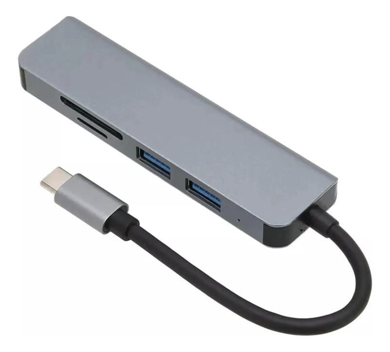 HUB USB TIPO C CON HDMI, VGA Y LECTOR DE TARJETAS SD - 3