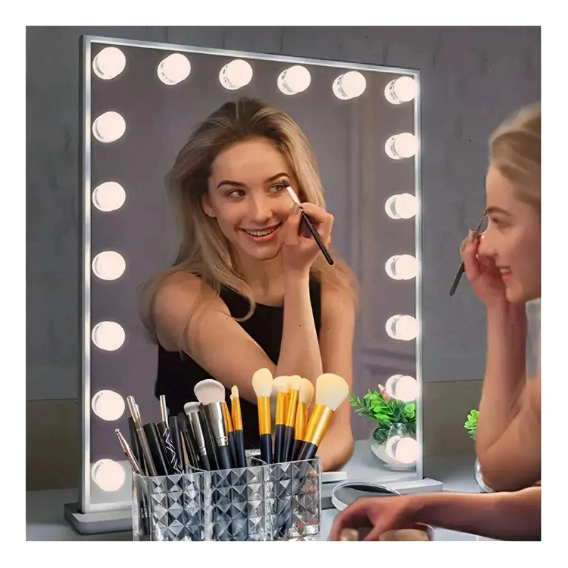 ORGANIZADOR DE MAQUILLAJE ACRILICO CON 3 COMPARTIMENTOS - 2