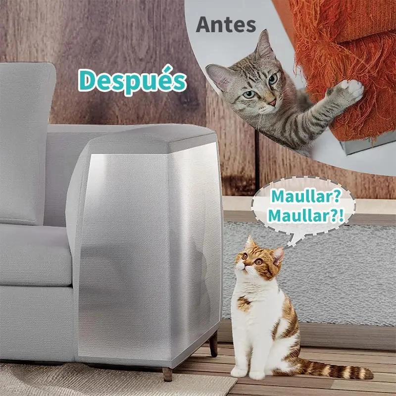 PROTECTOR ADHESIVO ANTIRAYADURAS PARA MUEBLES 21CM X 5M - 9