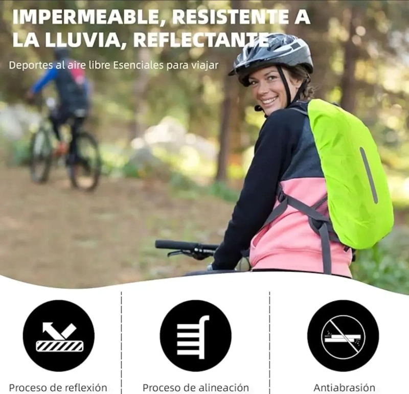PACK DE 2 CUBIERTAS IMPERMEABLES PARA MOCHILAS DE 60 LITROS - 6