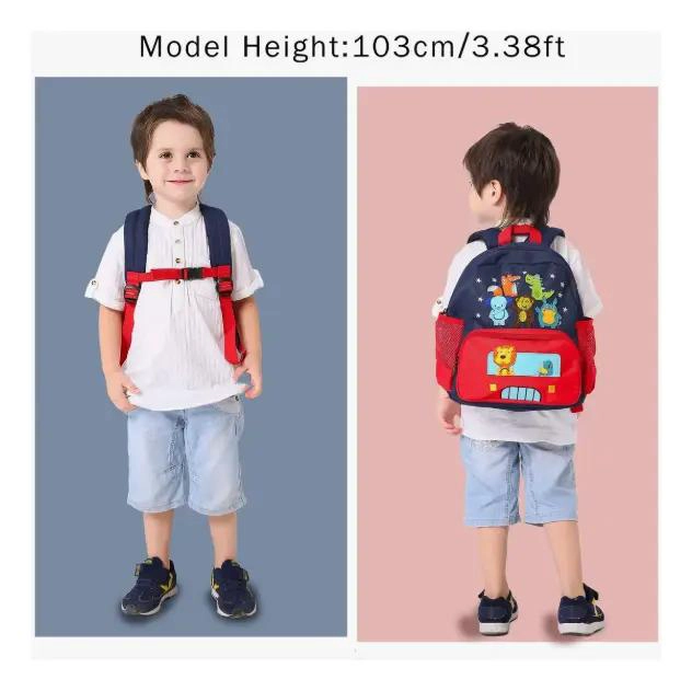 MOCHILA IMPERMEABLE ANIMALITOS PARA JARDIN INFANTIL - 1