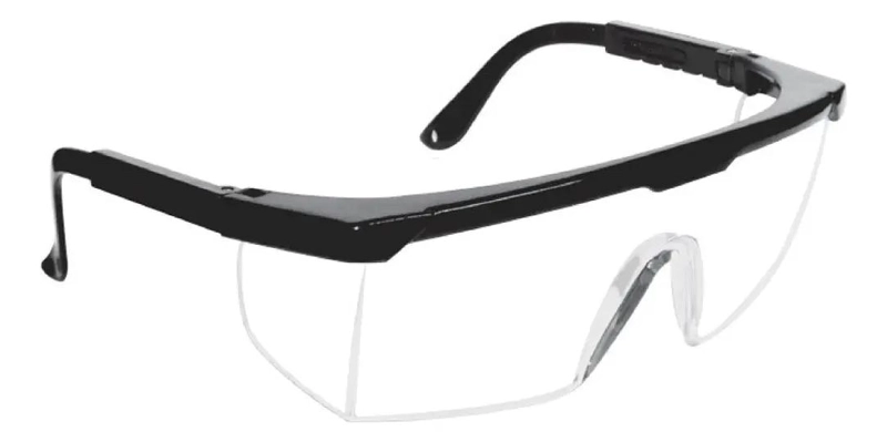 LENTES DE SEGURIDAD TRANSPARENTES CON PROTECCION UV Y AJUSTE ERGONOMICO - 1