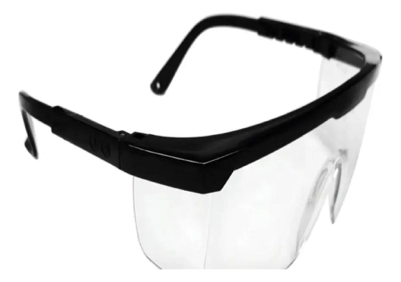 LENTES DE SEGURIDAD TRANSPARENTES CON PROTECCION UV Y AJUSTE ERGONOMICO - 3
