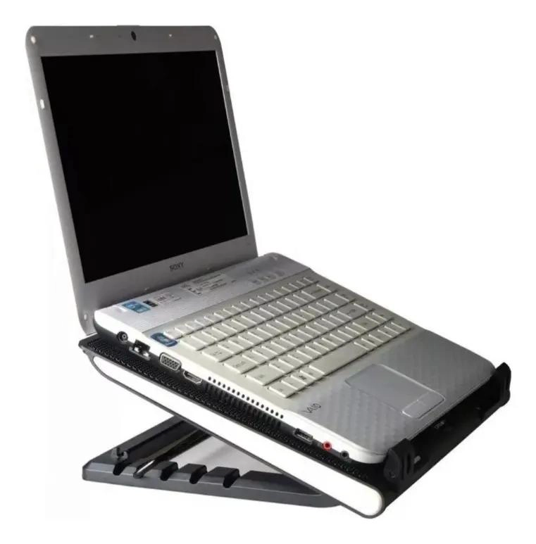 ENFRIADOR PARA NOTEBOOK CON VENTILADORES Y PUERTOS USB - 1
