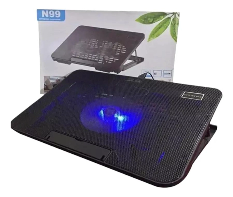 ENFRIADOR PARA NOTEBOOK CON VENTILADORES Y PUERTOS USB - 2