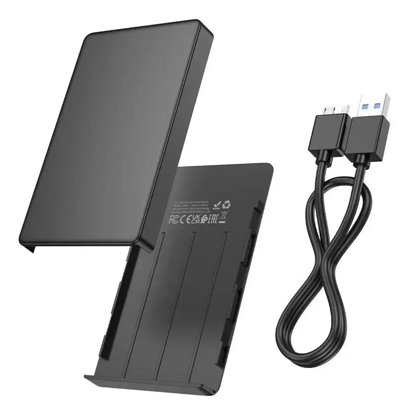 CARCASA PARA DISCO DURO SATA USB 3.0 DE 2.5 PULGADAS - 1