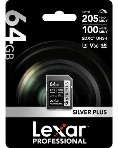 TARJETA MICRO SD 64GB UHS-I PARA GRABACION 4K UHD - 1