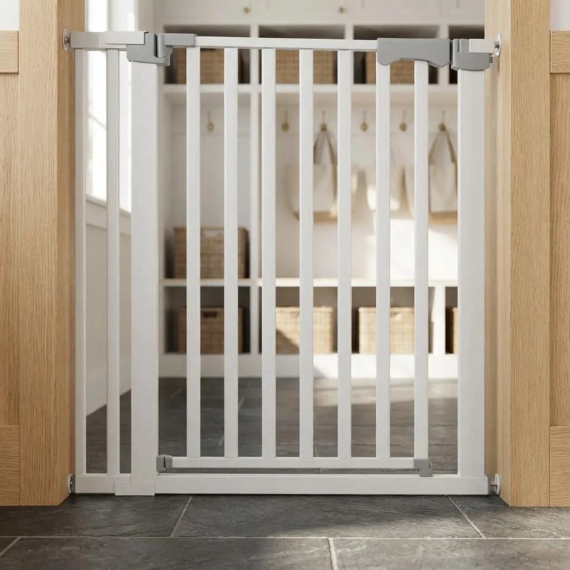 BARRERA DE SEGURIDAD AJUSTABLE PARA BEBE S Y MASCOTAS - 10