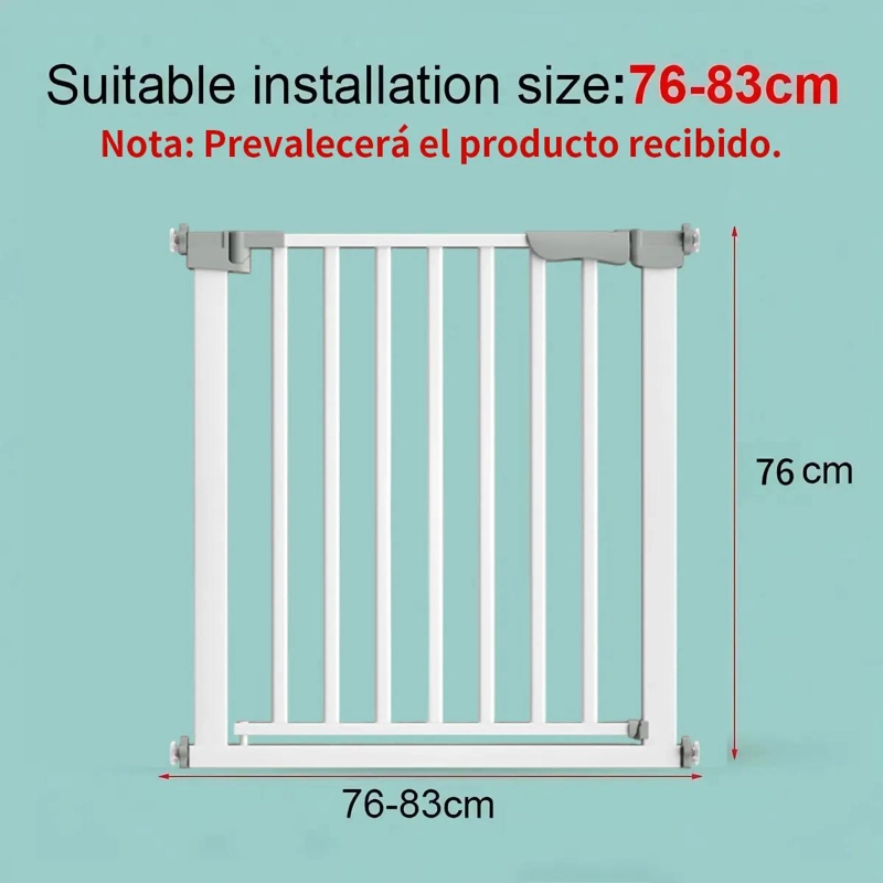 BARRERA DE SEGURIDAD AJUSTABLE PARA BEBE S Y MASCOTAS - 2
