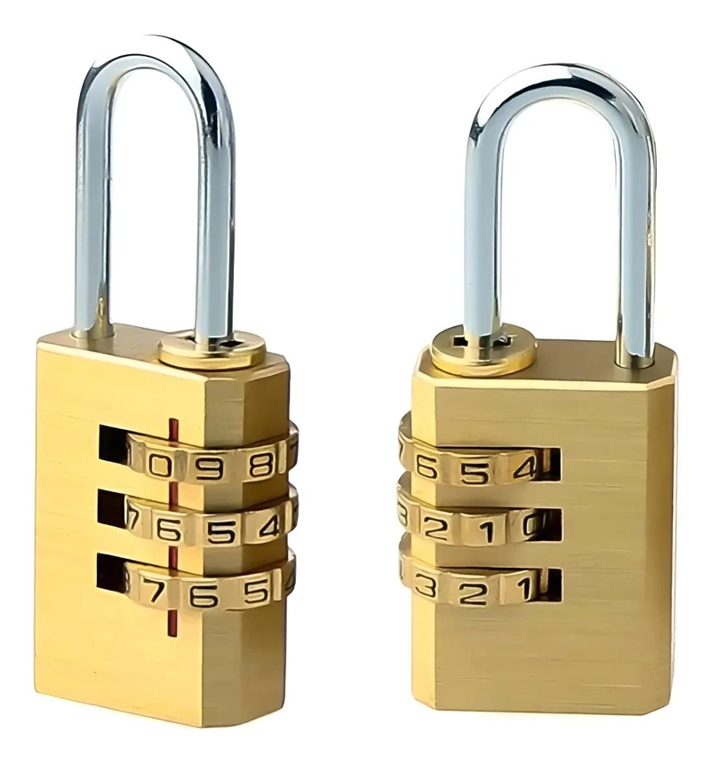 CANDADO PROGRAMABLE PARA MALETAS Y MOCHILAS PACK DE 3 - 1