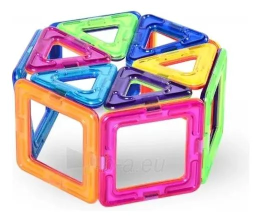 JUEGO DE BLOQUES MAGNE TICOS DE CONSTRUCCION 36 PIEZAS COLORIDAS - 1