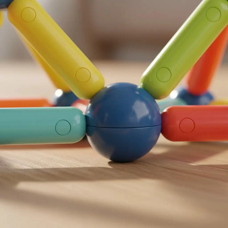 BLOQUES MAGNE TICOS DE CONSTRUCCION 42 PIEZAS PARA NIÑOS - 6