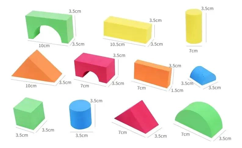 BLOQUES DE CONSTRUCCION DE ESPUMA PARA NIÑOS 76 PIEZAS - 3