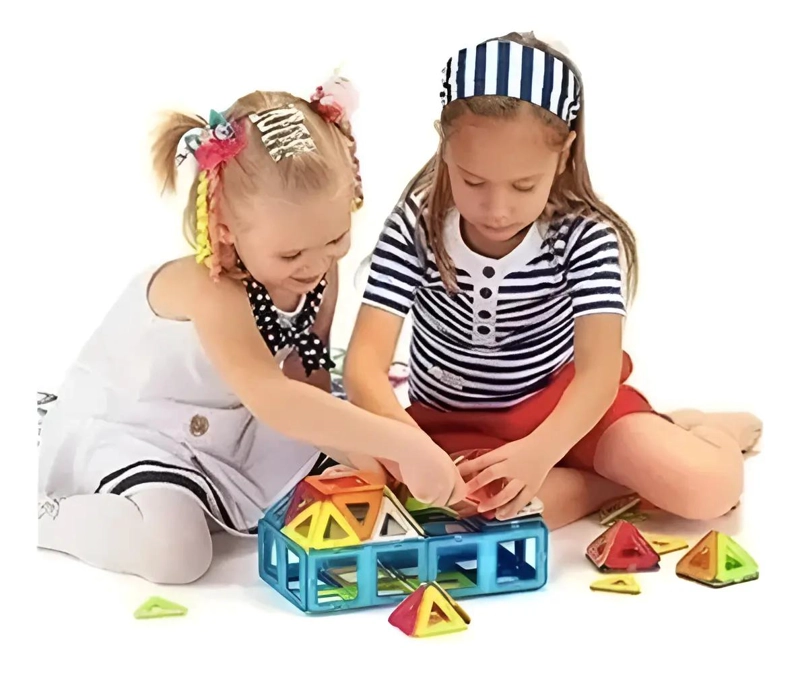 BLOQUES MAGNE TICOS DE CONSTRUCCION PARA NIÑOS 20 PIEZAS - 2