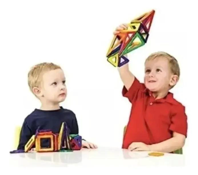 BLOQUES MAGNE TICOS DE CONSTRUCCION PARA NIÑOS 20 PIEZAS - 4