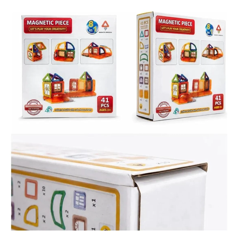 BLOQUES MAGNE TICOS CREATIVOS PARA NIÑOS 41 PIEZAS - 3