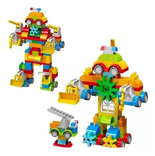 BLOQUES DE CONSTRUCCION 88 PIEZAS PARA NIÑOS CREATIVOS - 1