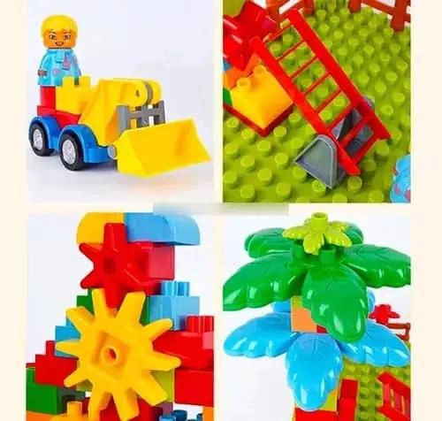 BLOQUES DE CONSTRUCCION 88 PIEZAS PARA NIÑOS CREATIVOS - 2