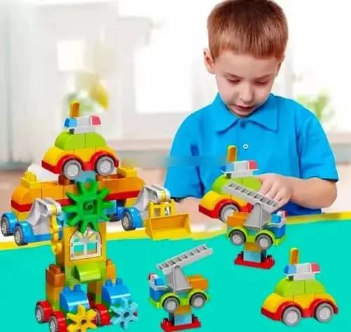 BLOQUES DE CONSTRUCCION 88 PIEZAS PARA NIÑOS CREATIVOS - 3