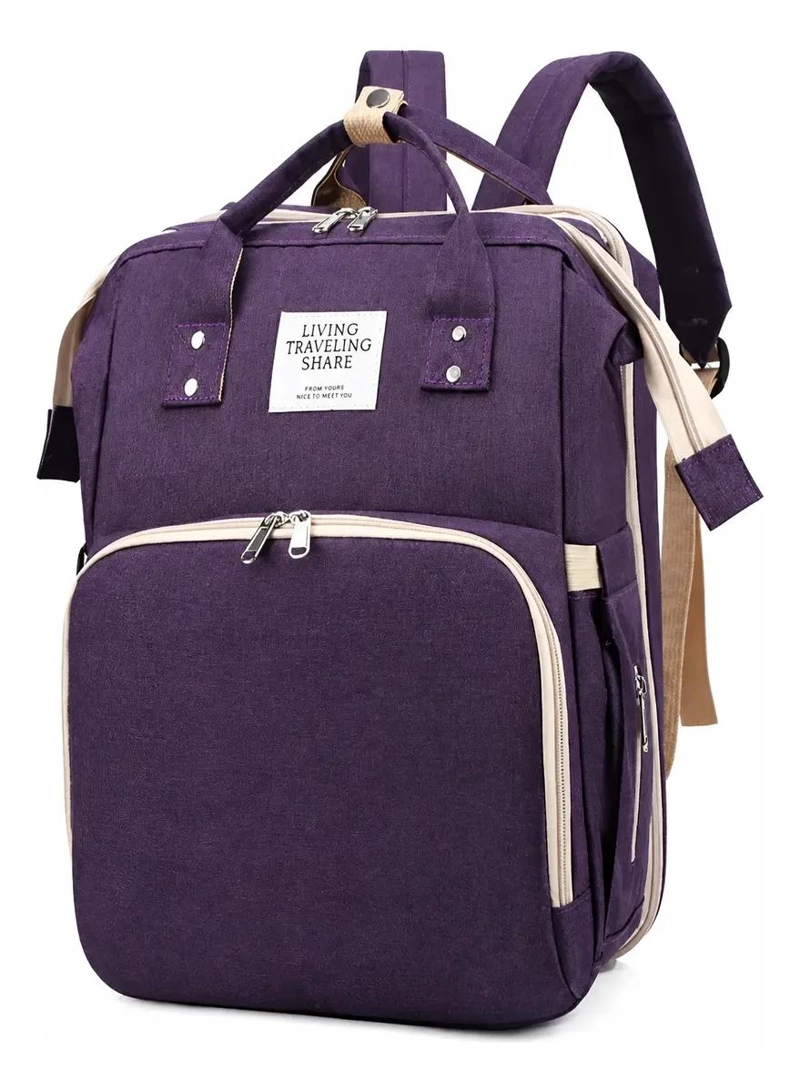 MOCHILA PANALERA MULTIFUNCIONAL IMPERMEABLE PARA BEBE - 1
