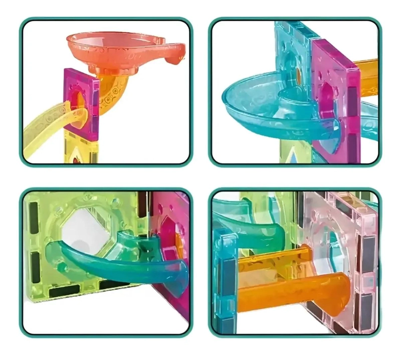 BLOQUES MAGNE TICOS DE CONSTRUCCION 45 PIEZAS PARA APRENDIZAJE - 4