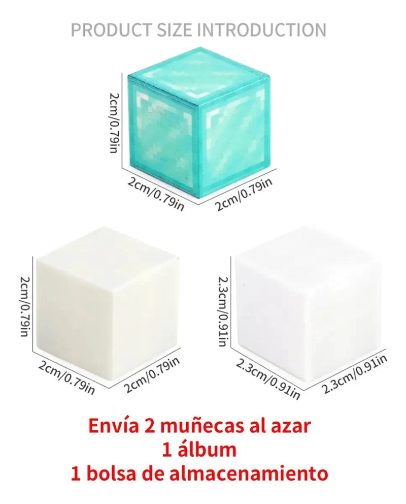 SET DE 50 BLOQUES MAGNE TICOS DE 2 CM PARA CONSTRUCCION CREATIVA - 2