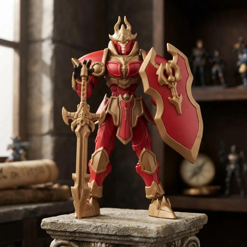 FIGURA DE ACCION ARTICULADA CABALLERO PARA JUGAR Y COLECCIONAR - 1