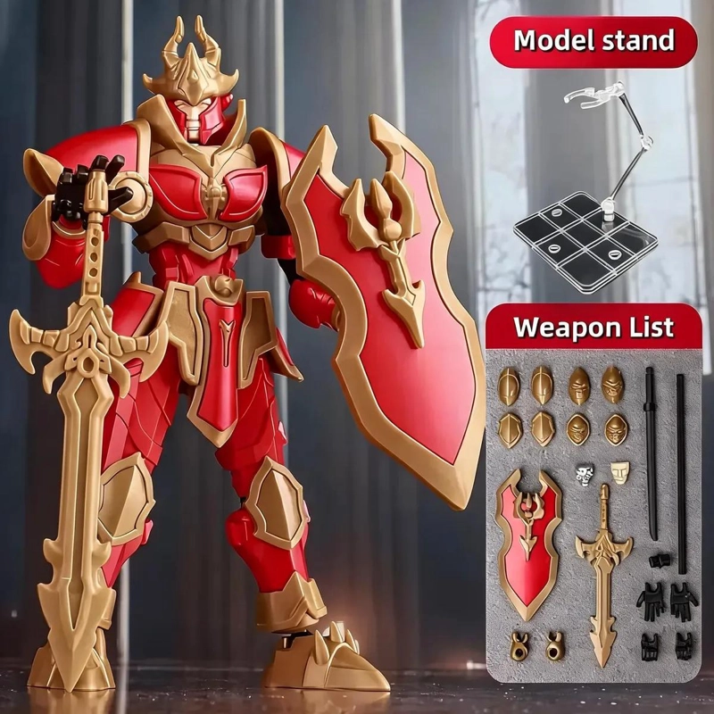 FIGURA DE ACCION ARTICULADA CABALLERO PARA JUGAR Y COLECCIONAR - 3