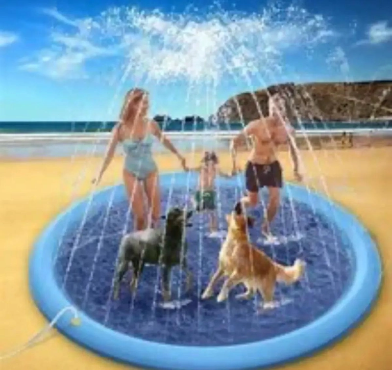 PISCINA INFLABLE DE AGUA PARA NIÑOS Y MASCOTAS 150 CM - 4