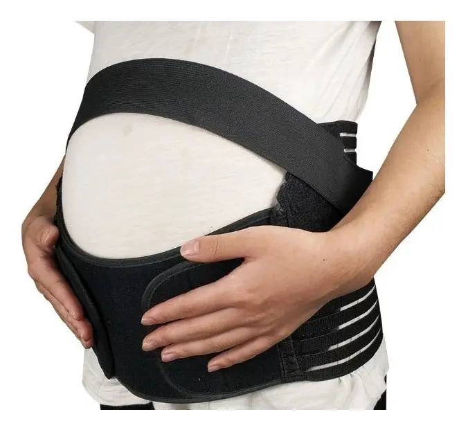 FAJA PRENATAL AJUSTABLE PARA EMBARAZADAS CON TIRANTES DE APOYO - 3