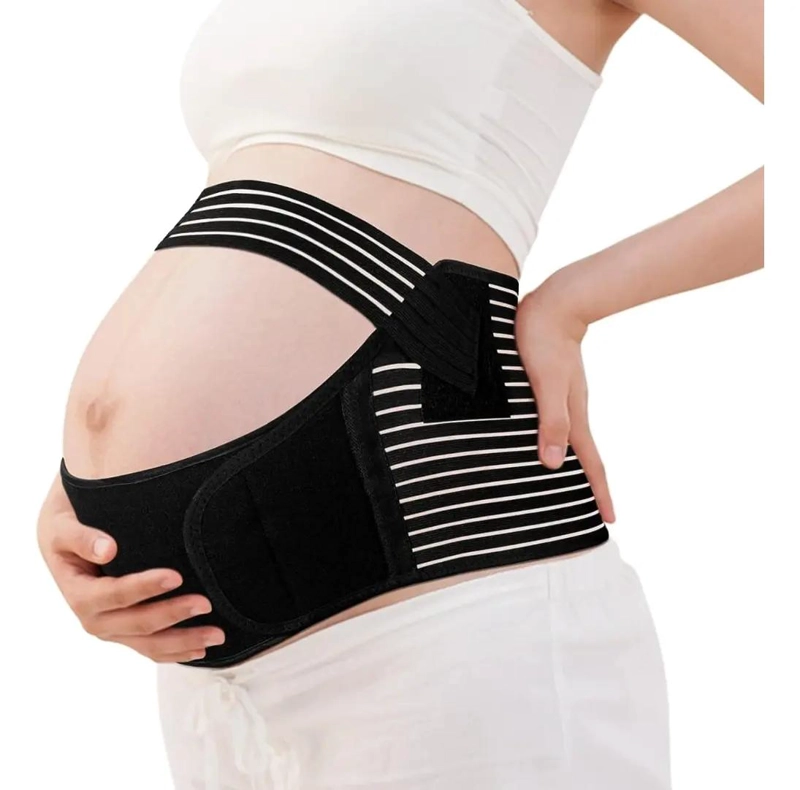 FAJA PRENATAL AJUSTABLE PARA EMBARAZADAS CON TIRANTES DE APOYO - 7