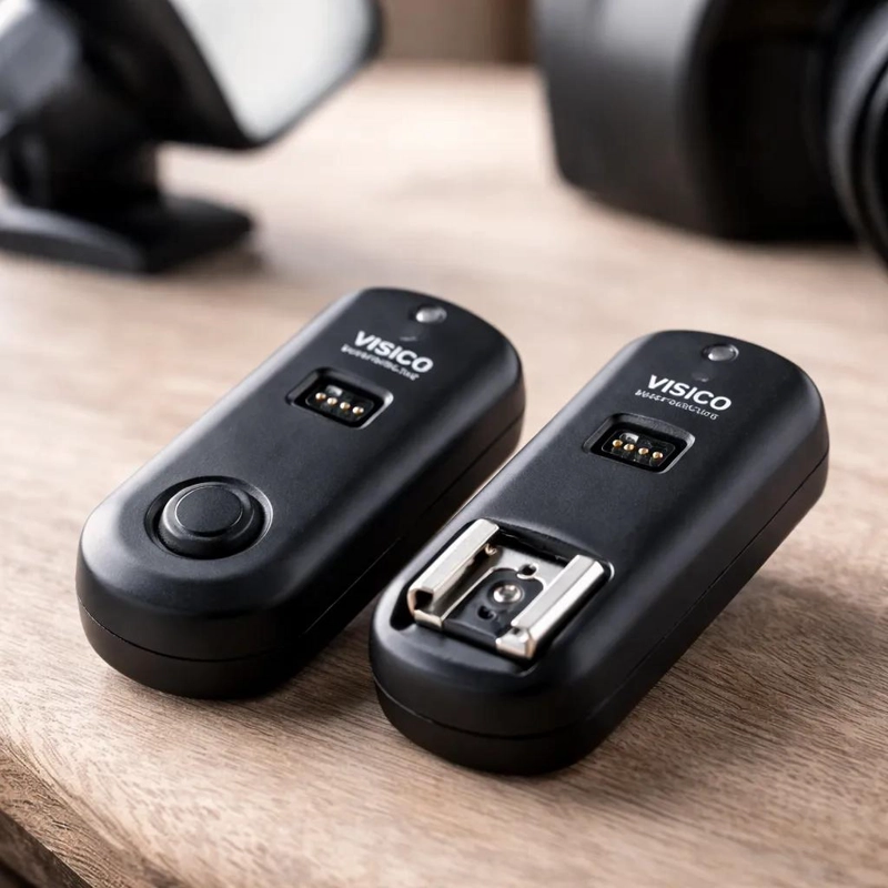 DISPARADOR PARA FLASH VISICO VC-16 CON CONTROL REMOTO - 1