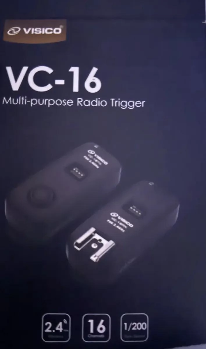DISPARADOR PARA FLASH VISICO VC-16 CON CONTROL REMOTO - 3