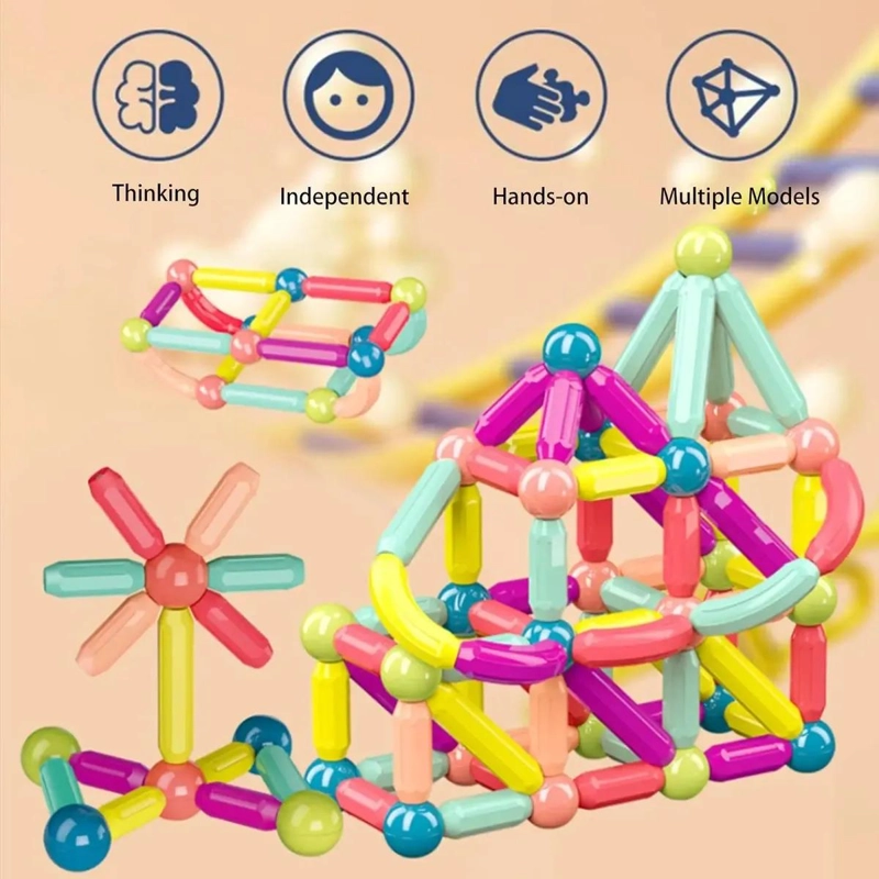 JUEGO DE BLOQUES MAGNE TICOS 36 PIEZAS PARA NIÑOS - 2