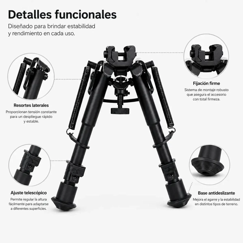 SOPORTE TRIPODE TELESCOPICO AJUSTABLE Y PORTATIL PARA FOTOGRAFIA - 2