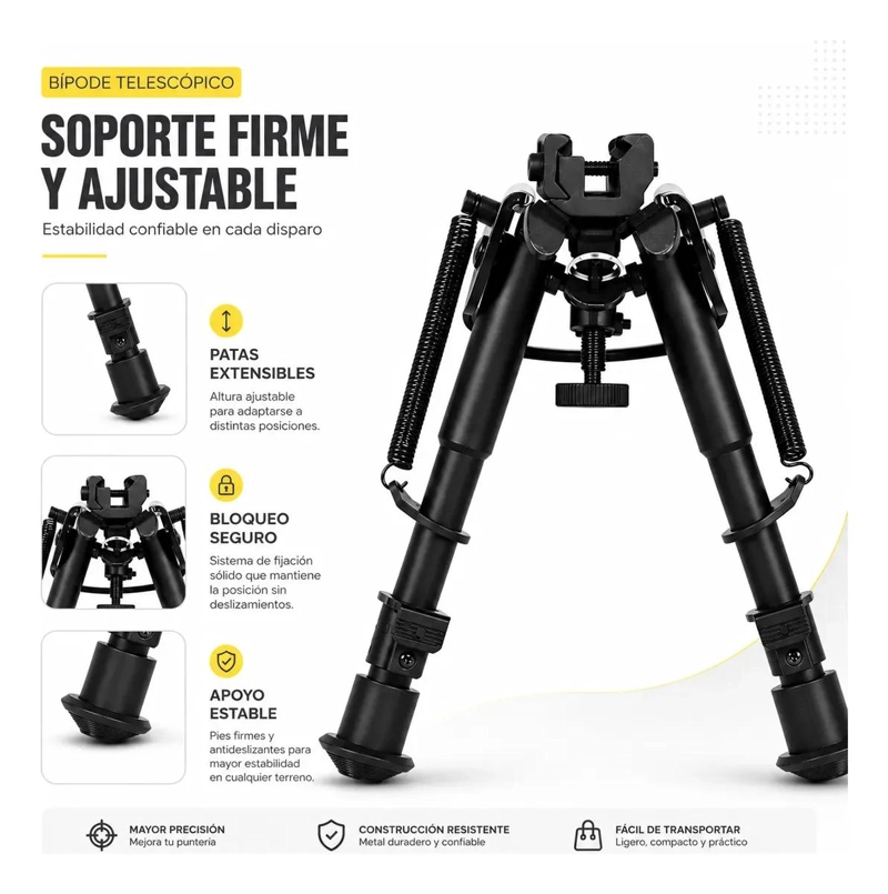SOPORTE TRIPODE TELESCOPICO AJUSTABLE Y PORTATIL PARA FOTOGRAFIA - 5