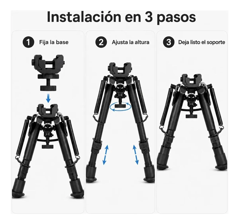 SOPORTE TRIPODE TELESCOPICO AJUSTABLE Y PORTATIL PARA FOTOGRAFIA - 6