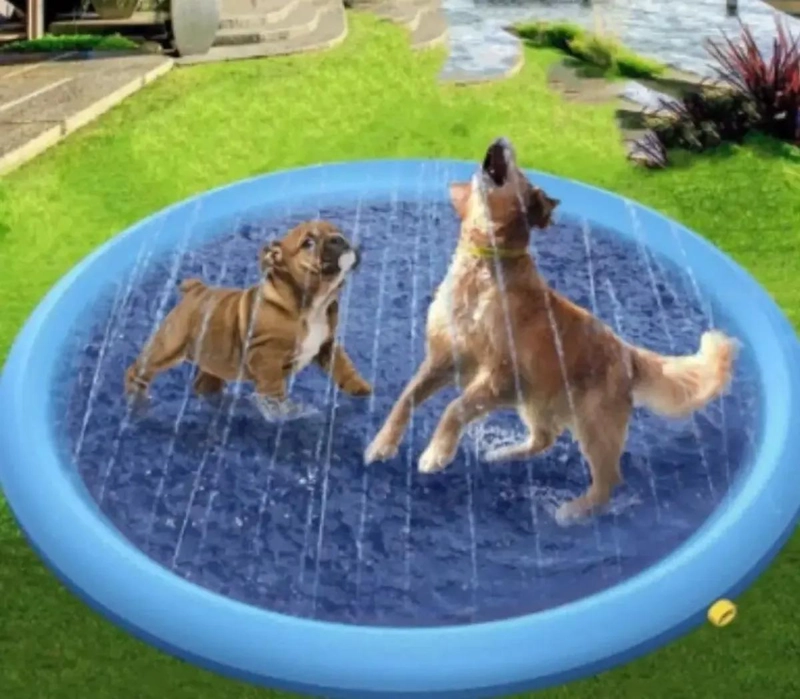 PISCINA INFLABLE PARA NIÑOS Y MASCOTAS DE 100 CM - 4