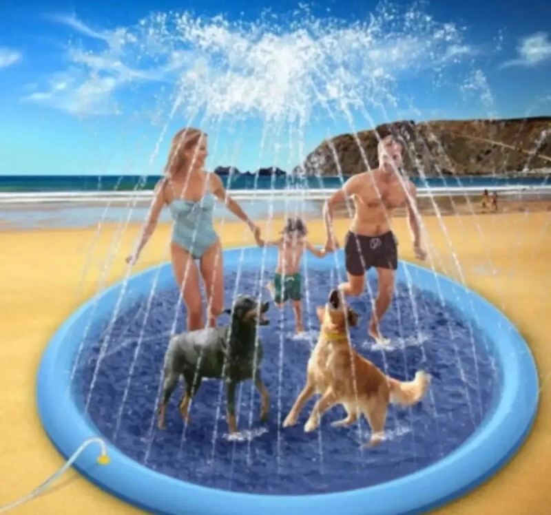 PISCINA INFLABLE PARA NIÑOS Y MASCOTAS DE 100 CM - 5