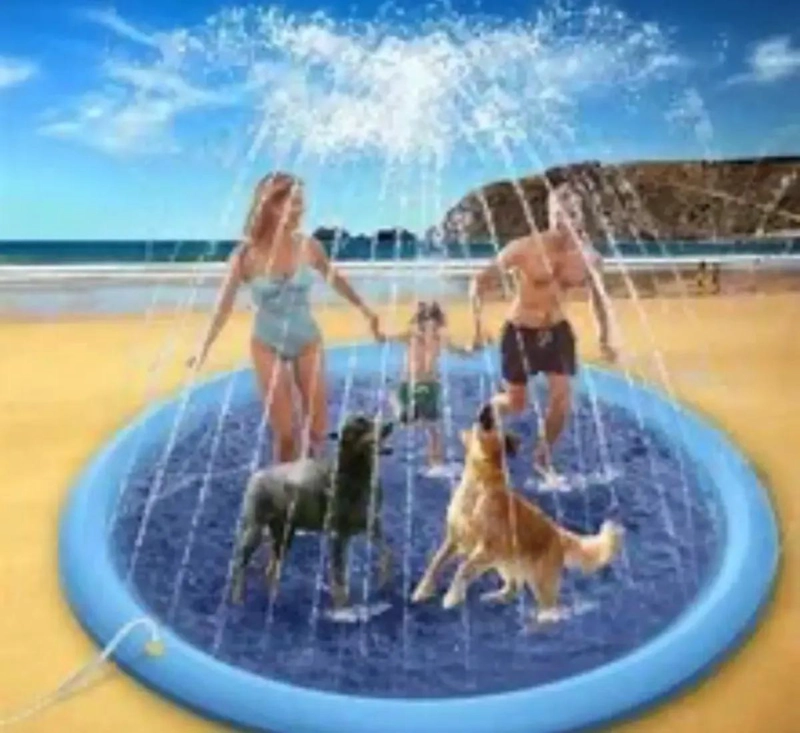 PISCINA INFLABLE PARA NIÑOS Y MASCOTAS DE 100 CM - 8