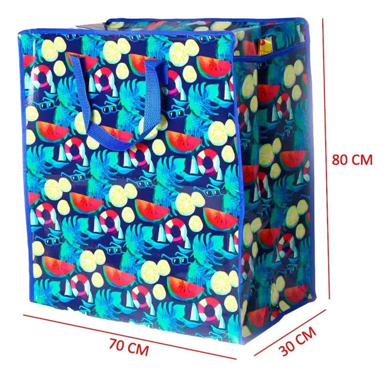 PACK DE 3 BOLSAS REUTILIZABLES PARA ALMACENAJE 70X80CM - 3