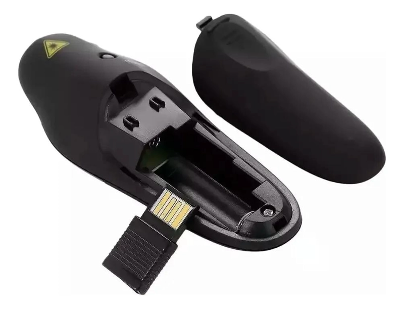PRESENTADOR LASER INALAMBRICO CON 6 BOTONES Y RECEPTOR USB - 1