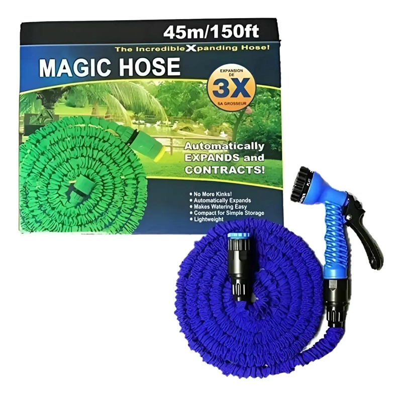 MANGUERA EXPANDIBLE PARA JARDIN 30 METROS DE COLORES VARIADOS - 1