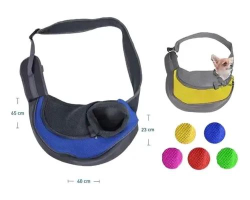 MOCHILA DE TRANSPORTE PARA MASCOTAS TIPO BANDOLERO - 2
